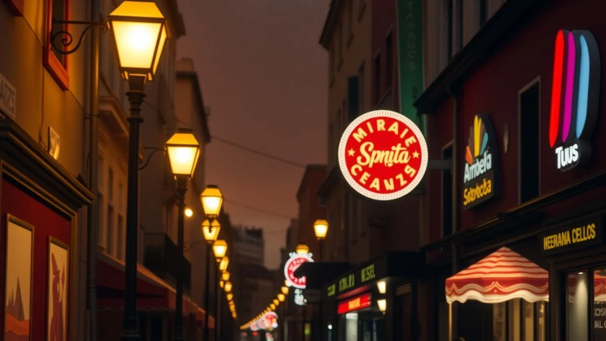 Illustrative image: silhouette of a young person in front of a bright digital interface in a city at night.